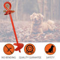 Heavy Duty Dog Tie out Stake - Spiral Ground Anchor for Large Dog